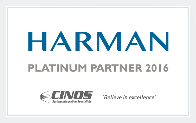 Cinos are a HARMAN Platinum Partner