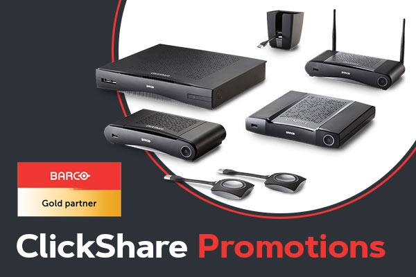 Barco Clickshare Promotions from Cinos