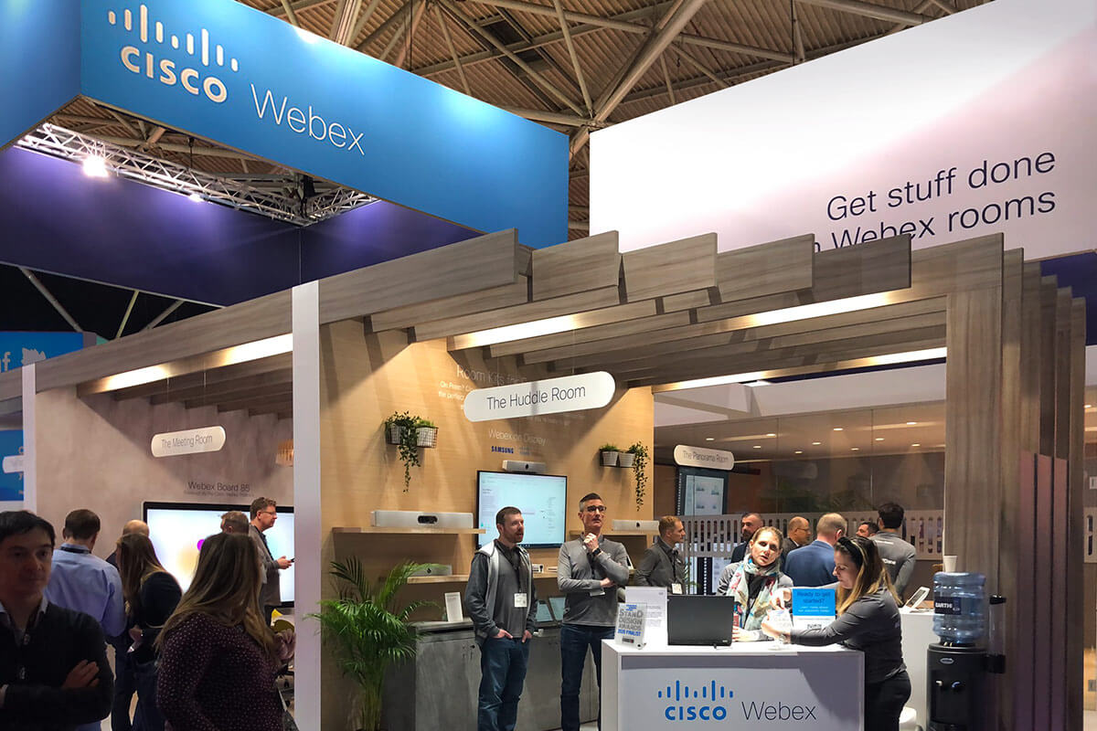 The Cisco stand at ISE 2020